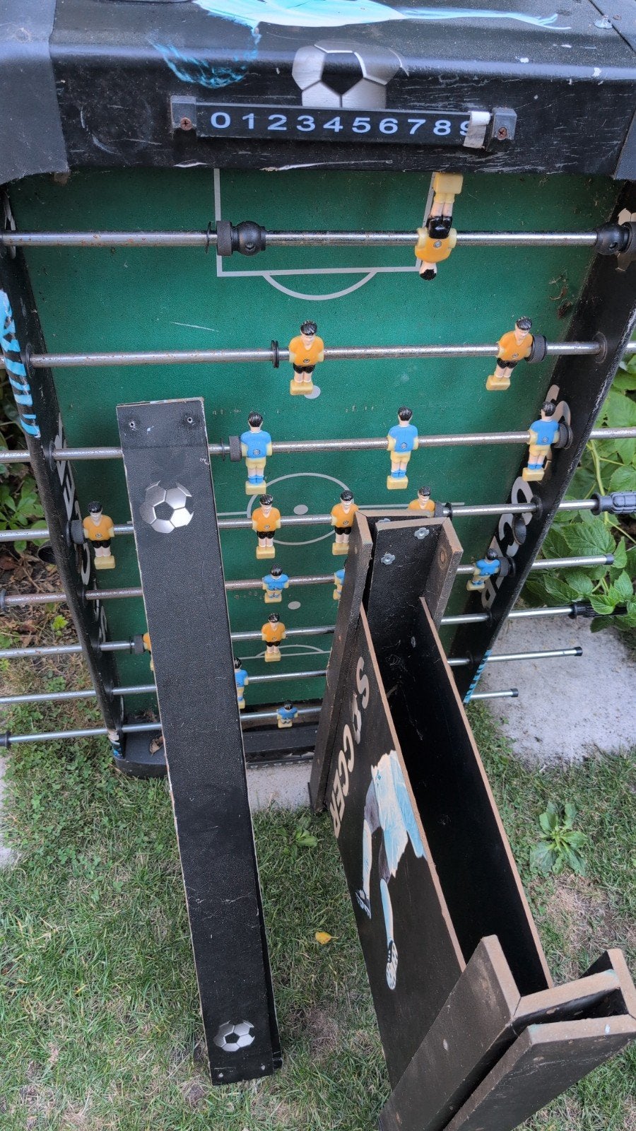 Tafelvoetbalspel - Gebruikt GRATIS, Kinderen en Baby's, Speelgoed | Voetbaltafels, Ophalen, Gebruikt