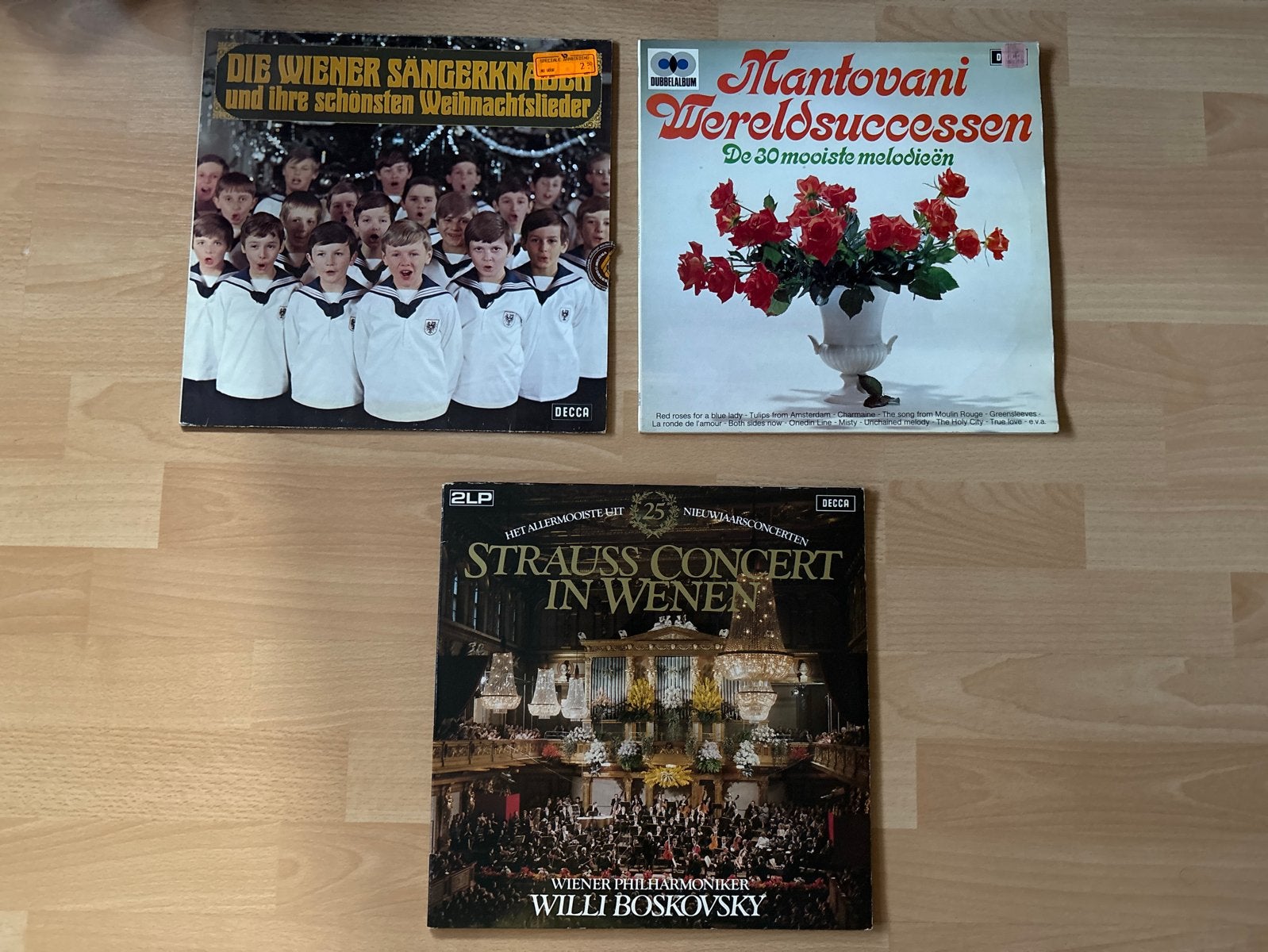 Klassieke Vinylset: Walsen, Orkest & Kerstliederen (5 LP's), Cd's en Dvd's, Vinyl | Klassiek, Gebruikt, Ophalen of Verzenden, Dubbel-LP