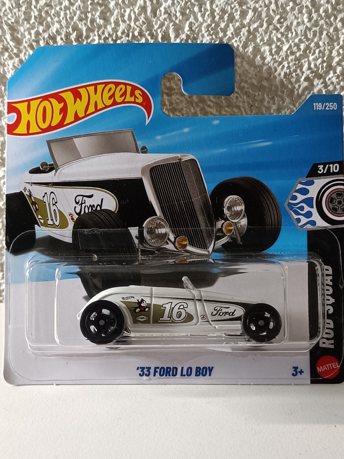 Hot Wheels '33 Ford Lo Boy - Rod Squad 119/250, Ophalen of Verzenden, Nieuw, Auto