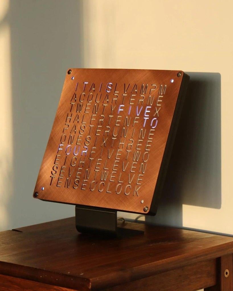 WoordKlok - WordClock 20x20 & 30x30, Meerkleurig, Overige typen, Nieuw, Ophalen of Verzenden