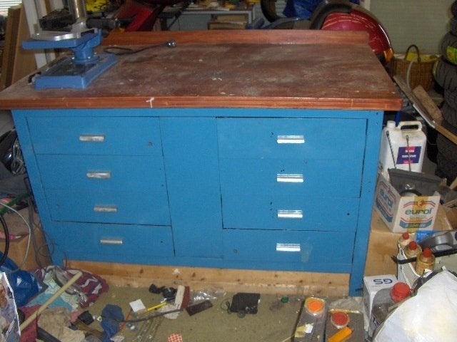 werkbank, Ophalen, Gebruikt, Minder dan 70 cm