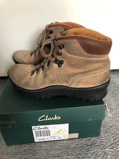 Herenschoenen CLARKS maat 42,5, Bruin, Ophalen of Verzenden, Zo goed als nieuw, Veterschoenen