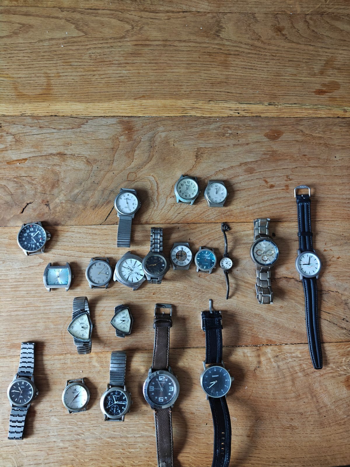 Diverse horloges en horlogebandjes - Vintage collectie, Ophalen of Verzenden