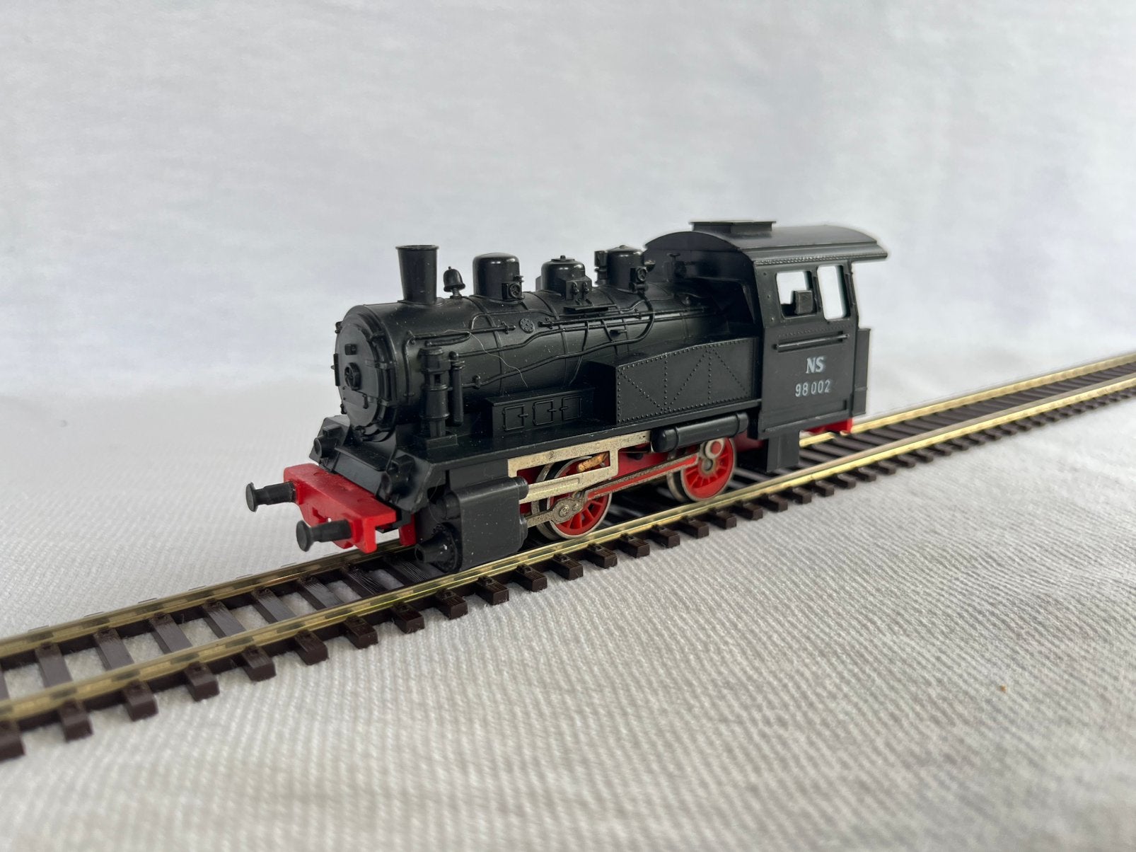 Piko NS 98002 stoomlocomotief H0, Hobby en Vrije tijd, Modeltreinen | H0, Gebruikt, NS, Gelijkstroom, Locomotief