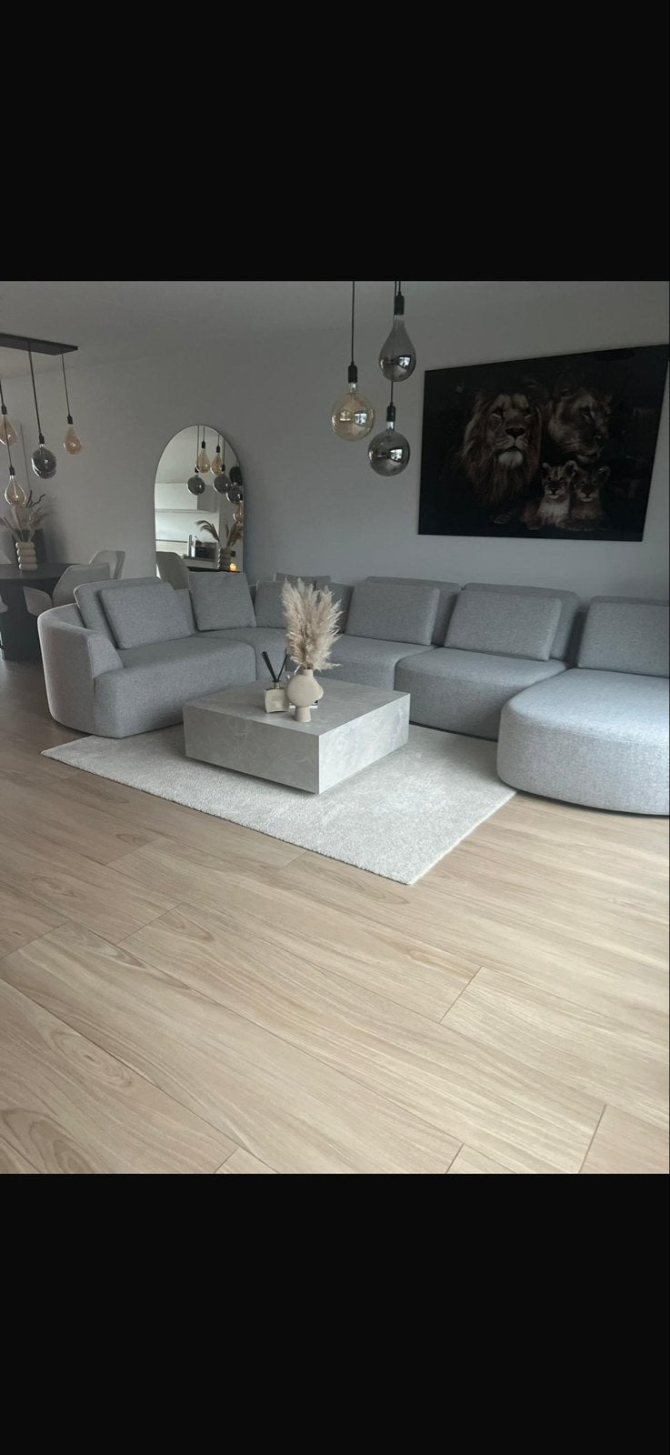 Moderne Hoekbank 'Zweden' - Zo goed als nieuw, Ophalen, 100 tot 125 cm, Hoekbank, 300 cm of meer