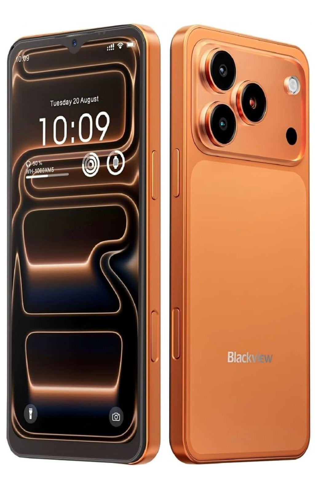 BLACKVIEW WAVE 7C - 128 GB Oranje 5G Smartphone, Telecommunicatie, Overige modellen, Nieuw, Ophalen of Verzenden, Zonder simlock