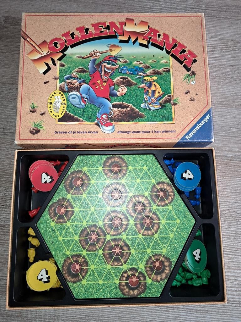 Mollen Mania, Hobby en Vrije tijd, Drie of vier spelers, Ophalen of Verzenden, Zo goed als nieuw, Ravensburger