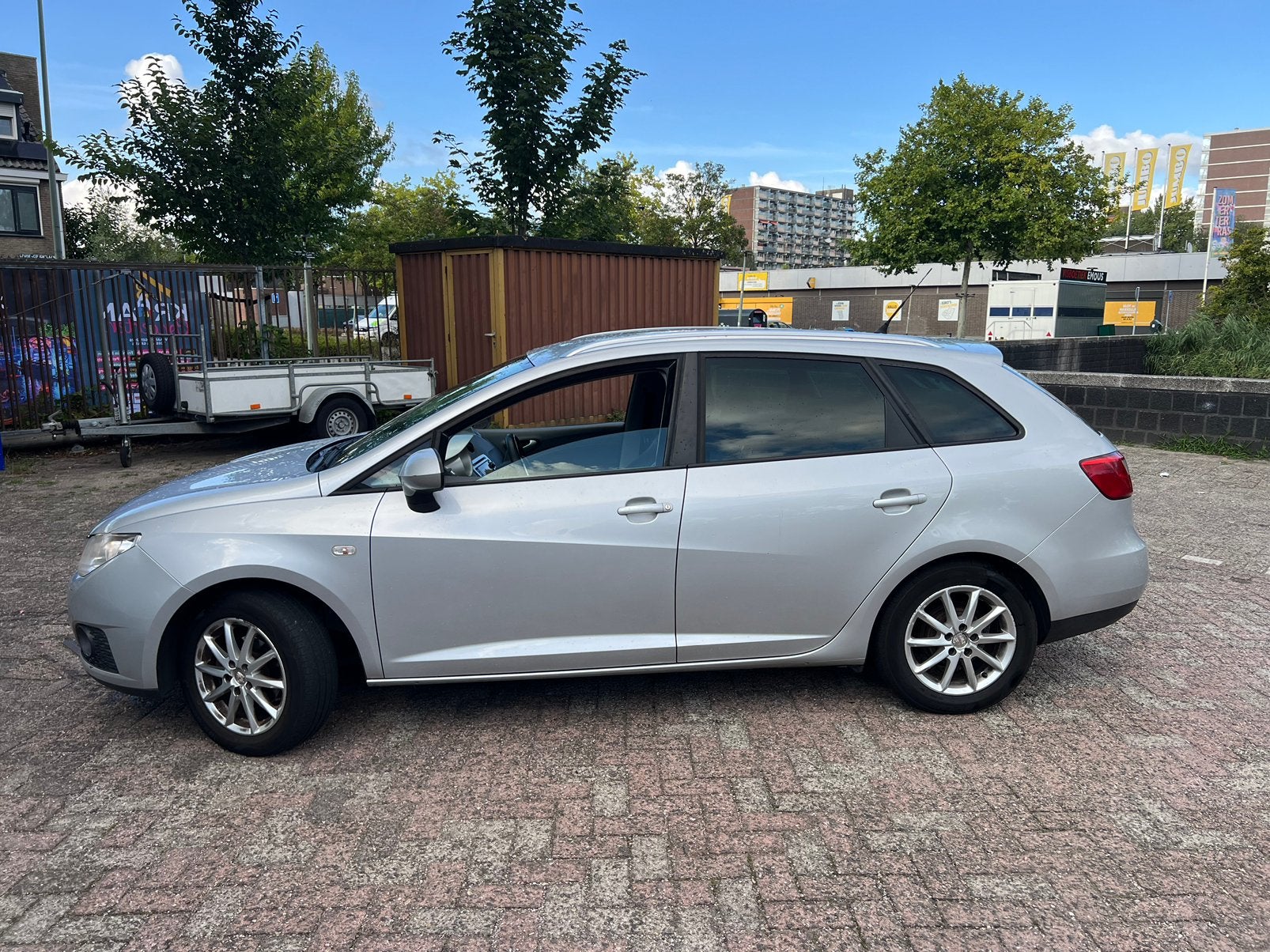 Seat Ibiza 1.2TDI 55KW Ecomotive ST 2011 Grijs(NW Koppeling), Auto's, Seat, Voorwielaandrijving, Euro 5, 74 pk, Zwart