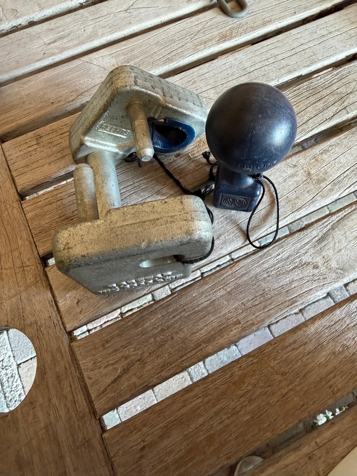 Disselslot Robstop WS 3000 Plus voor caravan/aanhanger, Ophalen of Verzenden, Gebruikt