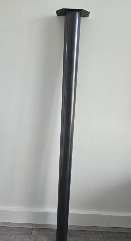 Hoge meubelpoot 6 x 110 cm Antraciet, Huis en Inrichting, Tafelonderdelen, Ophalen, Tafelpoot, Minder dan 50 cm, 100 tot 150 cm