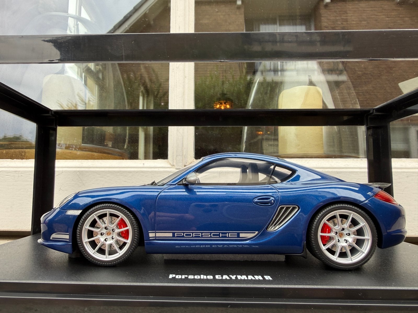 1:18 Porsche Cayman R blauw GT Spirit GT901, Hobby en Vrije tijd, Modelauto's | 1:18, Overige merken, Info@gts-models.com, 2, rue de l'écusson, Zone commerciale Oxygène Sud, Josselin, 56120, FR