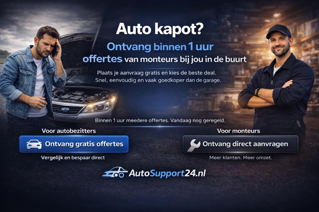 Auto kapot? Zoek je een monteur? Vind direct hulp of werk, Diensten en Vakmensen, Auto en Motor | Monteurs en Garages, Apk-keuring