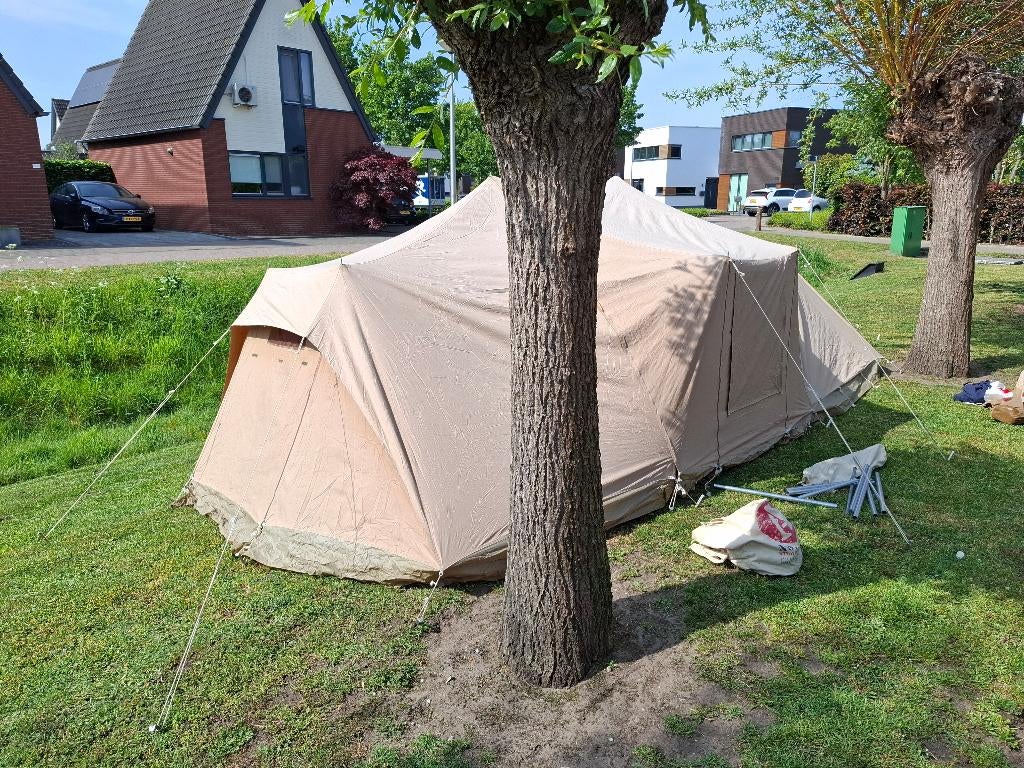 tent, Caravans en Kamperen, Ophalen, Gebruikt, Tot en met 5