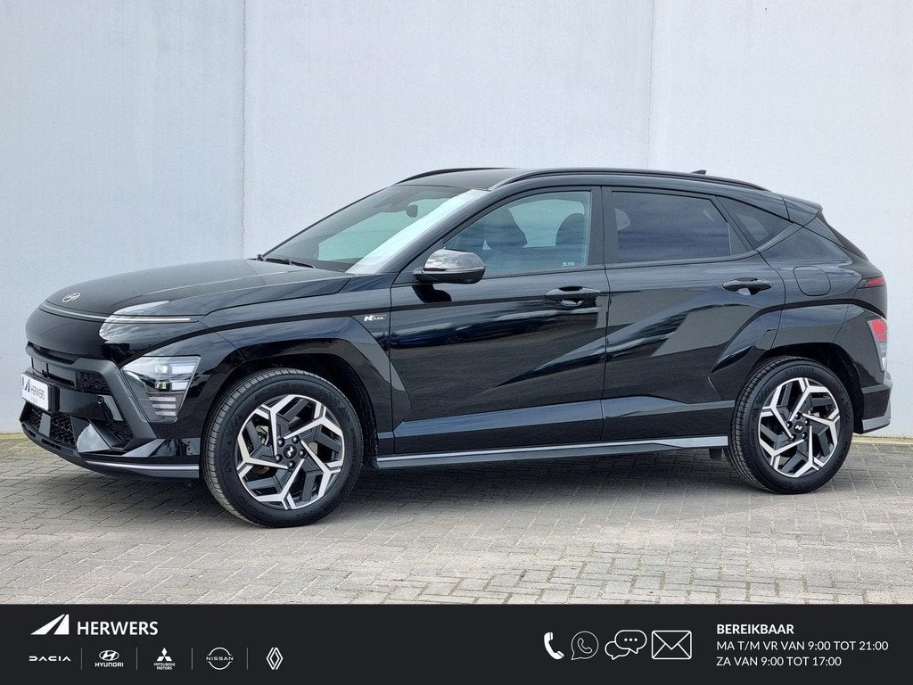 Hyundai Kona 1.6 GDI HEV N Line Automaat Fabrieksgarantie to, Auto's, Hyundai, Euro 6, 2 kWh, 138 pk, Origineel Nederlands