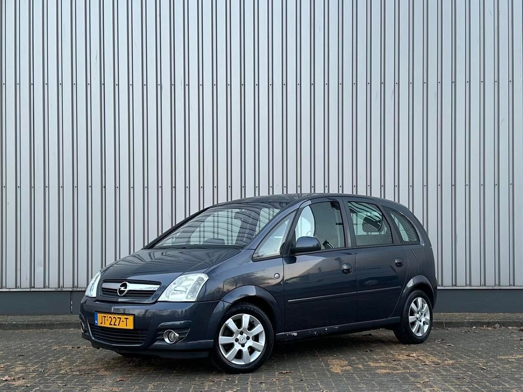 Opel Meriva 1.6 16V | APK | Airco | Hoge instap |, Voorwielaandrijving, 15 km/l, Zwart, 4 cilinders