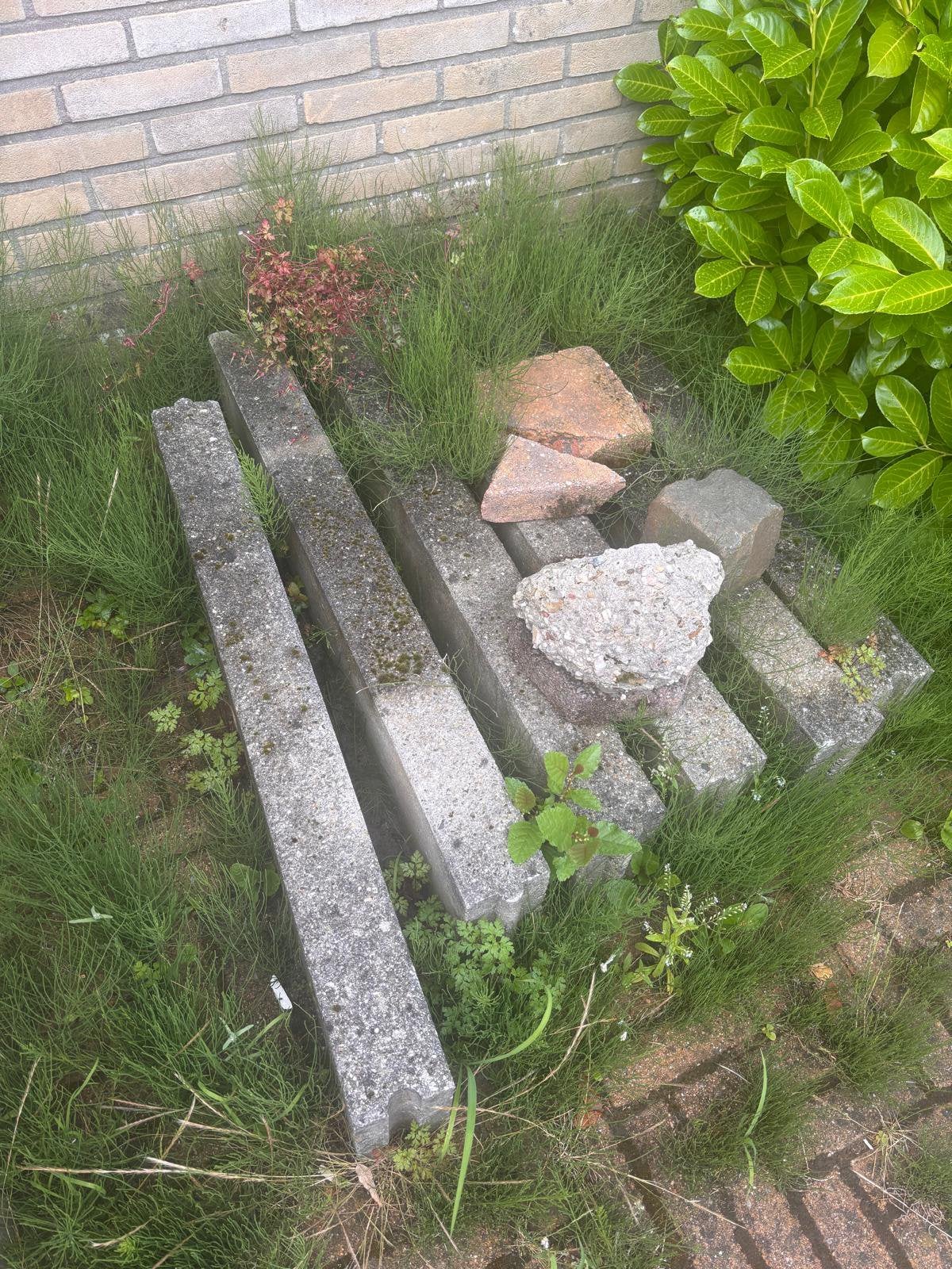 Stenen Gratis aftehalen, Tuin en Terras, Tegels en Klinkers, Ophalen, Gebruikt, Beton, Klinkers