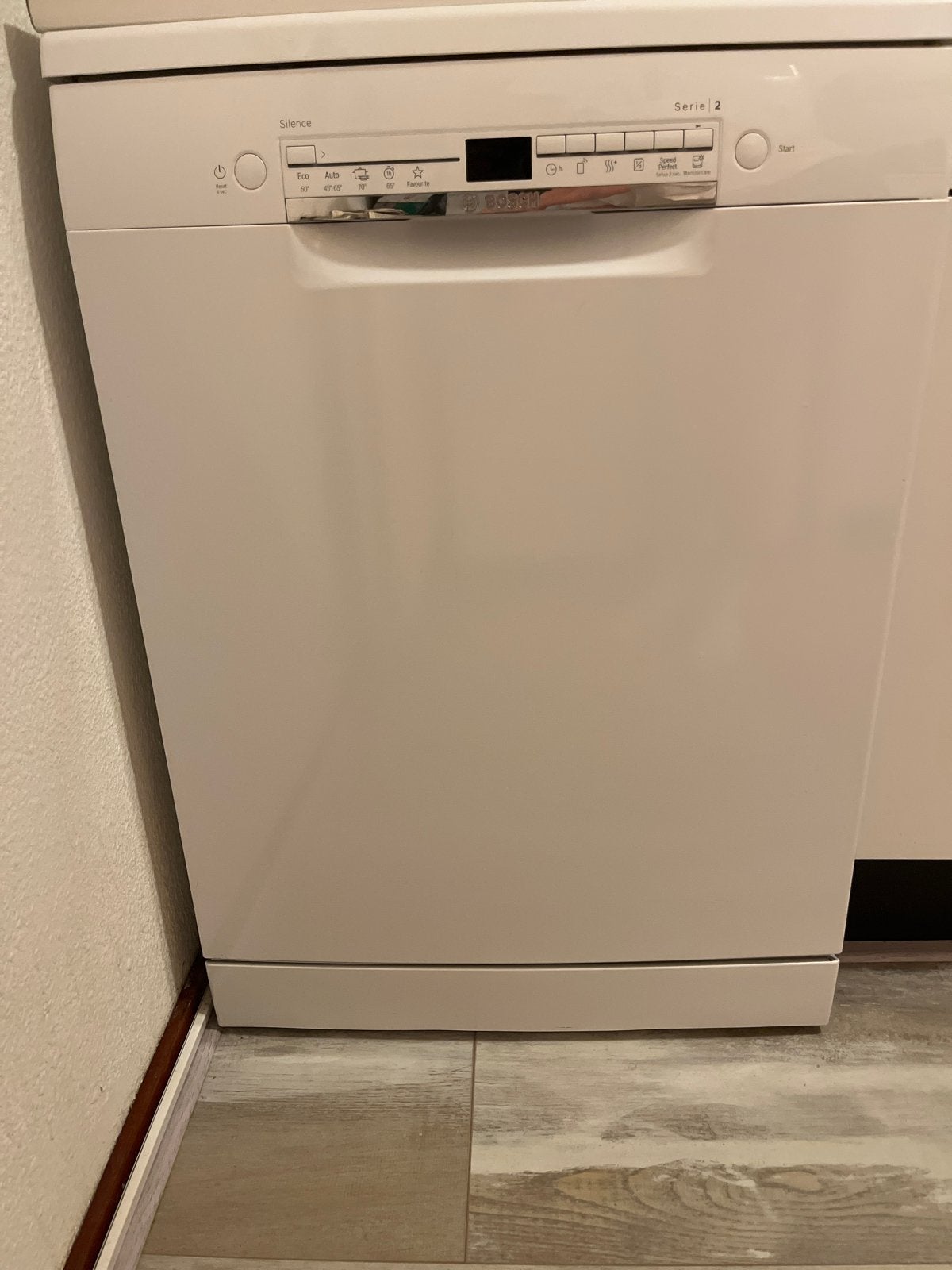 Bosch Silence Serie 2 Vaatwasser - Z.G.A.N., Ophalen, 60 cm of meer, Eco programma, Zo goed als nieuw
