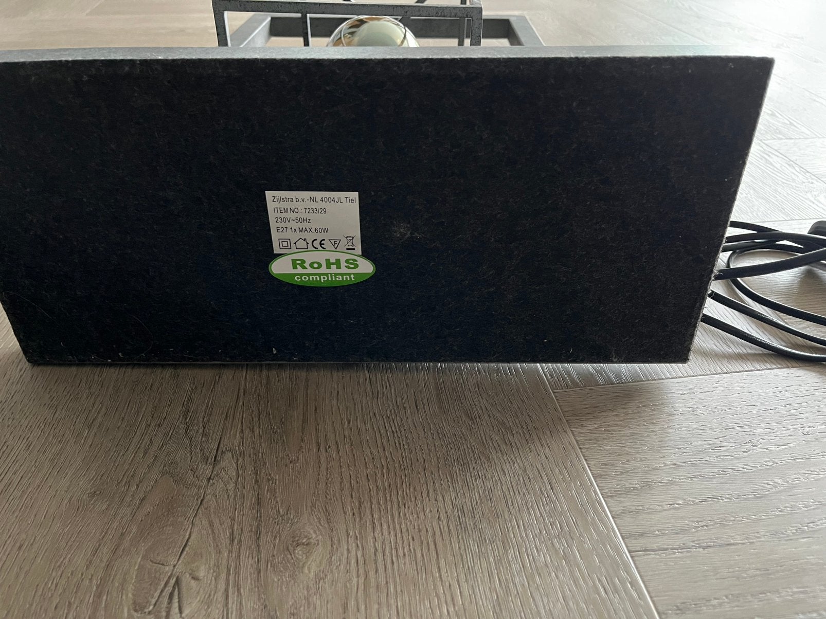 TEKOOP INDUSTRIËLE TAFELLAMP, Ophalen, Zo goed als nieuw, Minder dan 50 watt