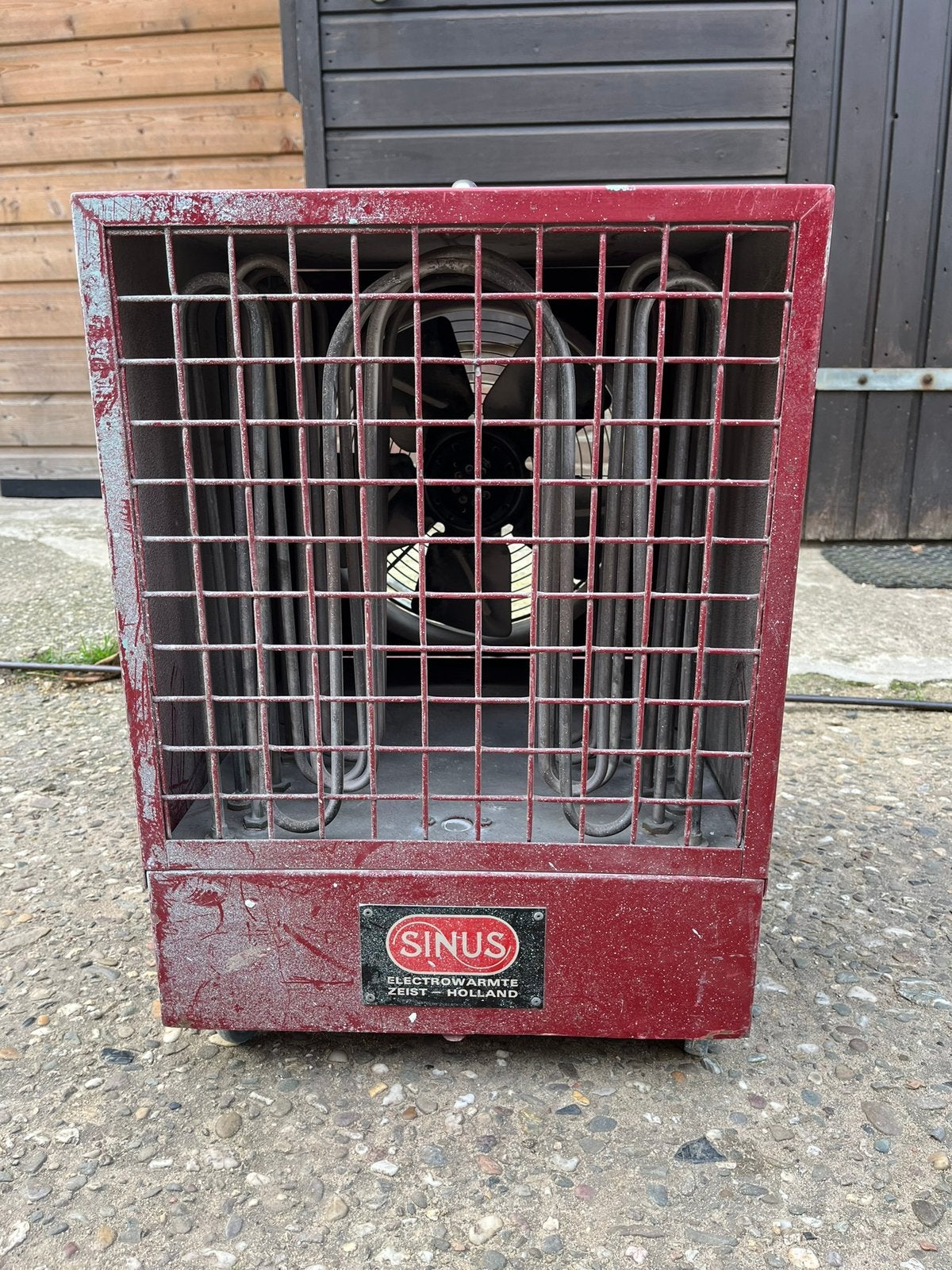 Werkplaatskachel/ bouwkachel 12kw, Ophalen, Gebruikt