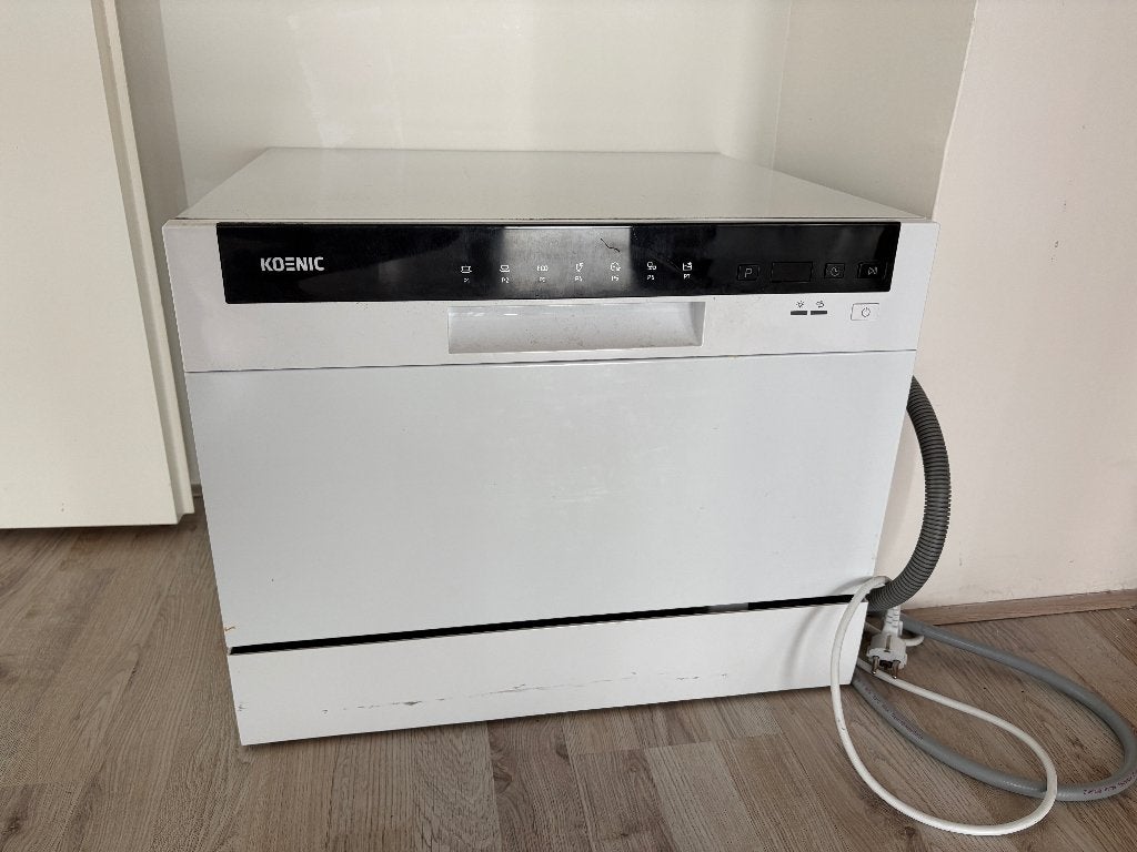 Koenic KDW116F tafel vaatwasser, Witgoed en Apparatuur, Vaatwasmachines, Ophalen, Gebruikt, Minder dan 85 cm, Minder dan 10 liter