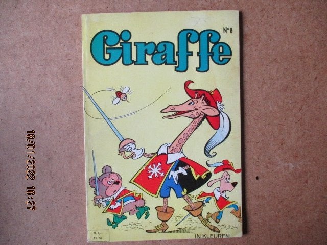adv5533 giraffe, Eén stripboek, Ophalen, Gelezen