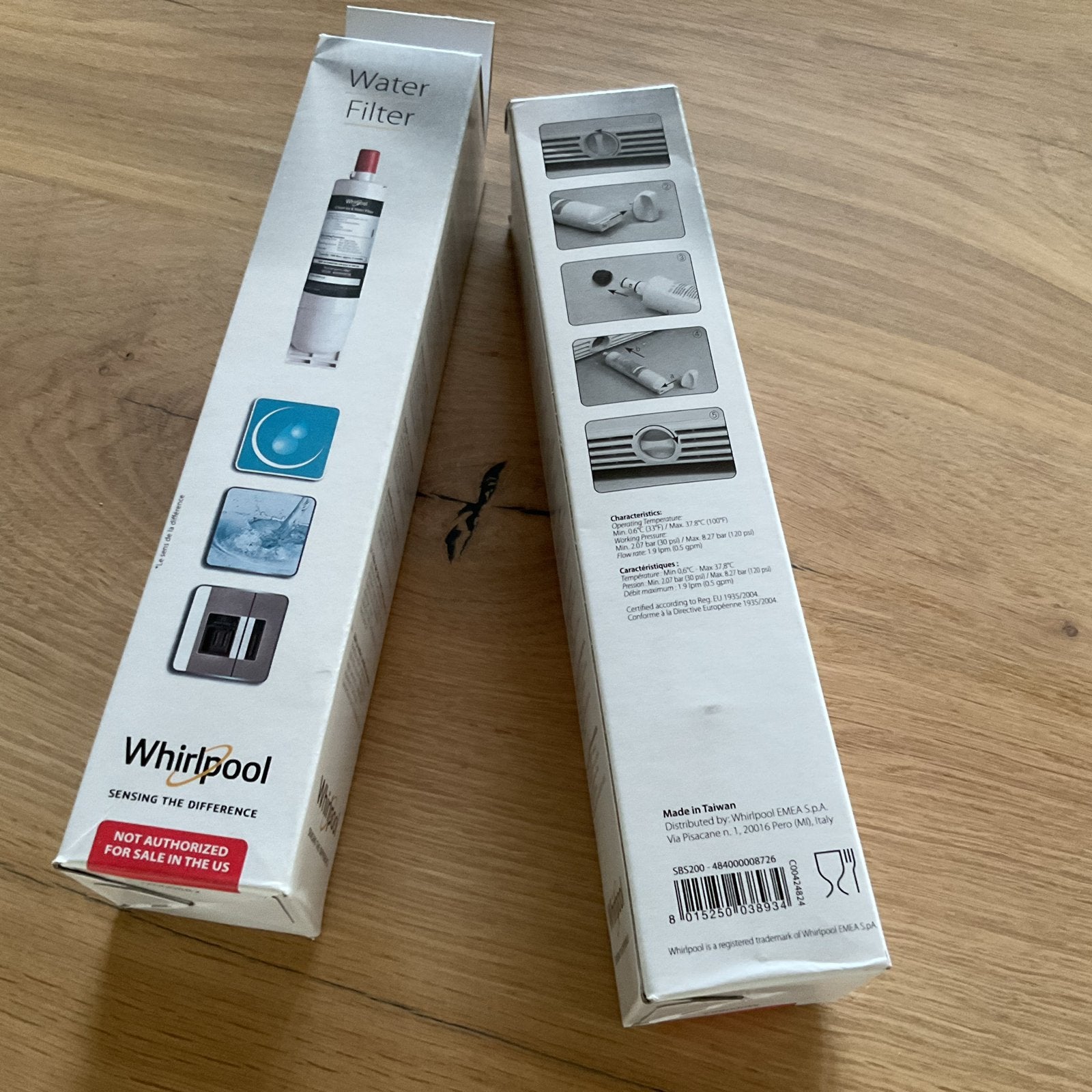 Whirlpool Waterfilter - Nieuw in doos (2 stuks), Ophalen, Nieuw