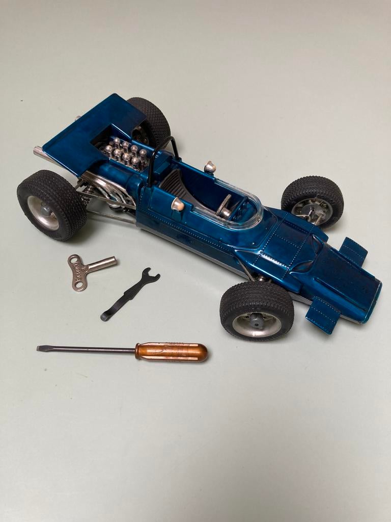 Schuco nr 1074. Matra-Ford. Opwindbaar., Ophalen of Verzenden, Gebruikt