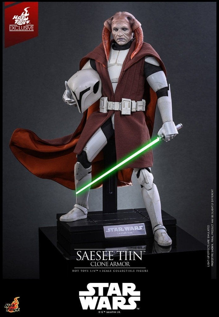 Hot Toys TMS168 Star Wars Clone Wars Saesee Tiin Exclusive, West Campus 1 76863 Herxheim (DE), Heo GmbH, Nieuw, Ophalen of Verzenden