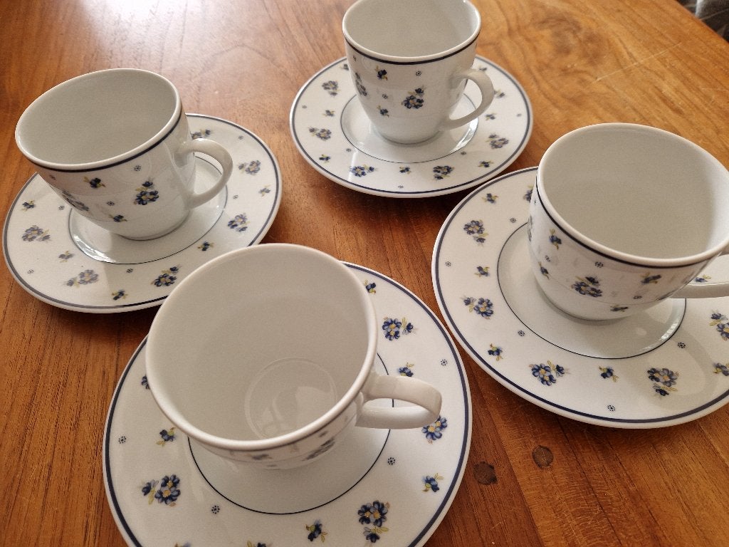 4 koffiekopjes HW Henrich Winterling Albert Heijn vintage AH, Huis en Inrichting, Keuken | Servies, Ophalen of Verzenden, Zo goed als nieuw