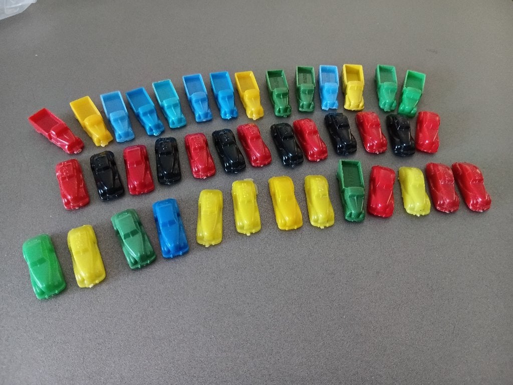 Hard plastic autootjes 4 cm, Ophalen of Verzenden