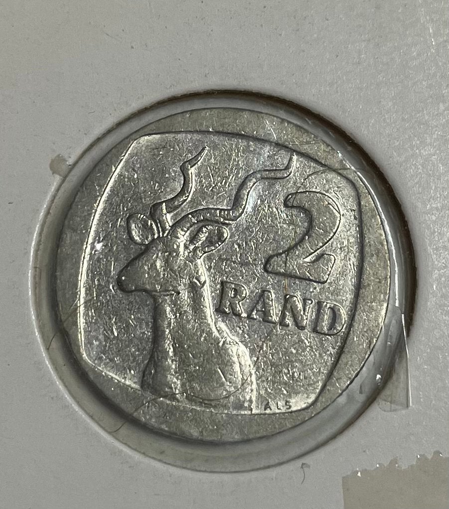 2 rand Zuid Afrika 1990, Ophalen of Verzenden, Overige landen