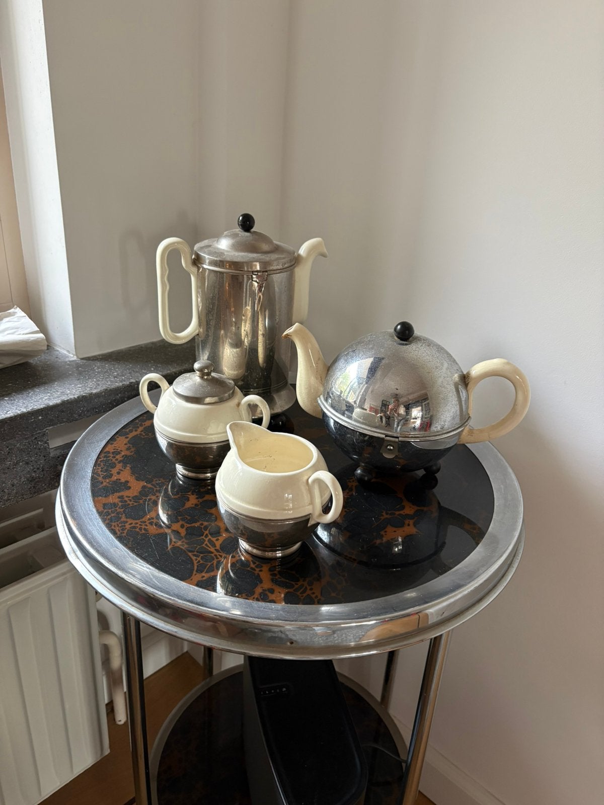 Erg mooi koffie, thee set jaren 30, Antiek en Kunst, Ophalen