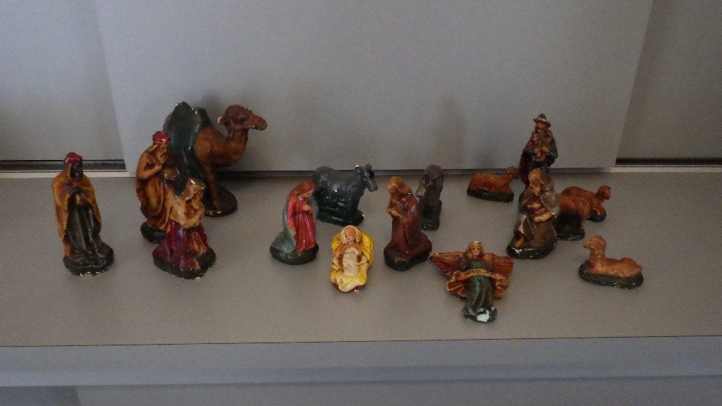 oude kerststal, Diversen, Kerst, Ophalen of Verzenden, Gebruikt