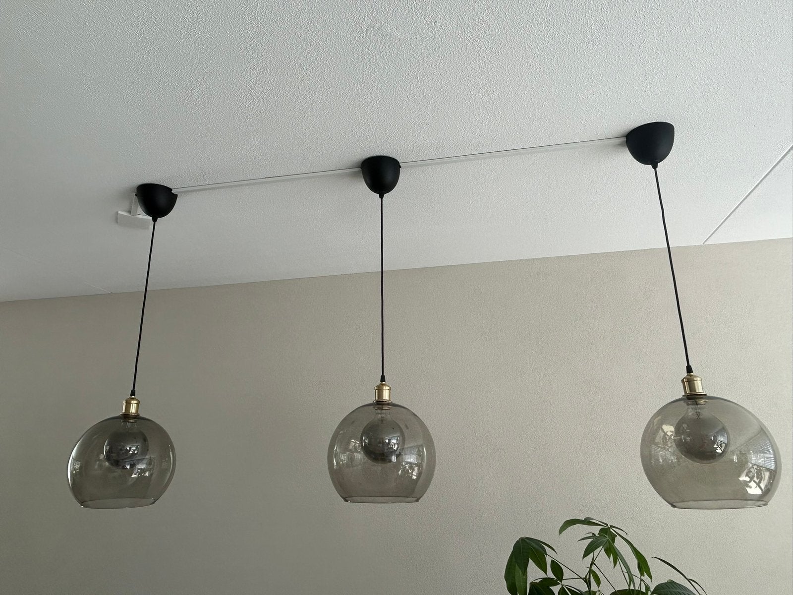 Hanglampen en plafondlampen, Ophalen, Gebruikt, Glas