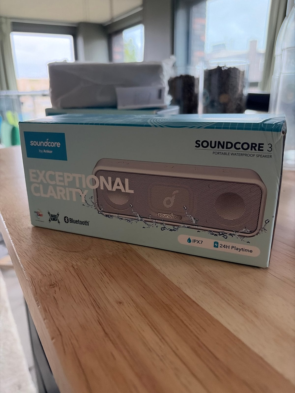 Soundcore 3 Draagbare Waterdichte Bluetooth Speaker, Nieuw, Draagbare speaker, Bluetooth, Ophalen