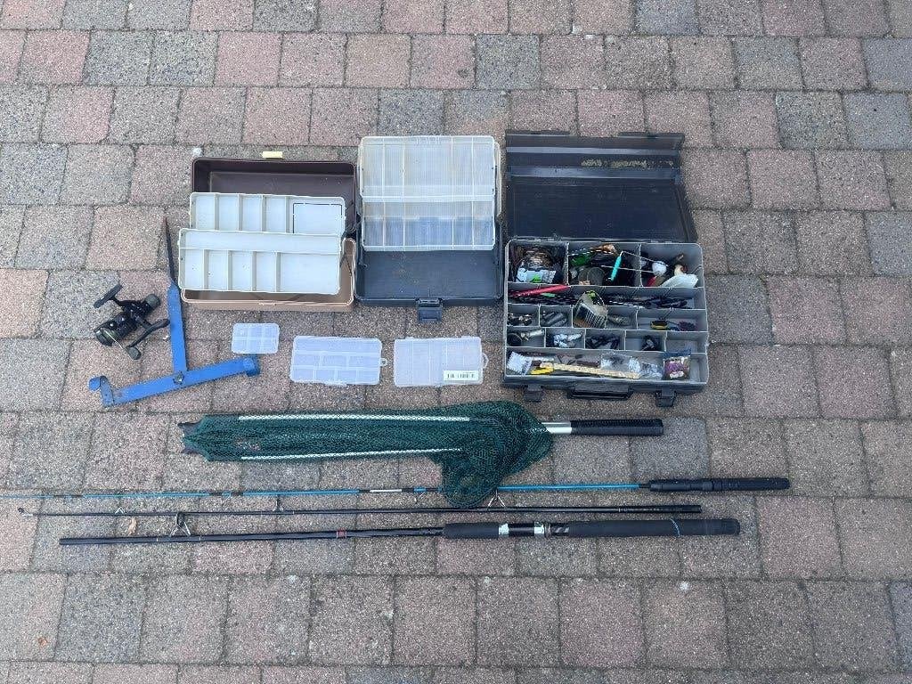 Complete visspullen set – ideaal voor de startende visser, Ophalen, Gebruikt