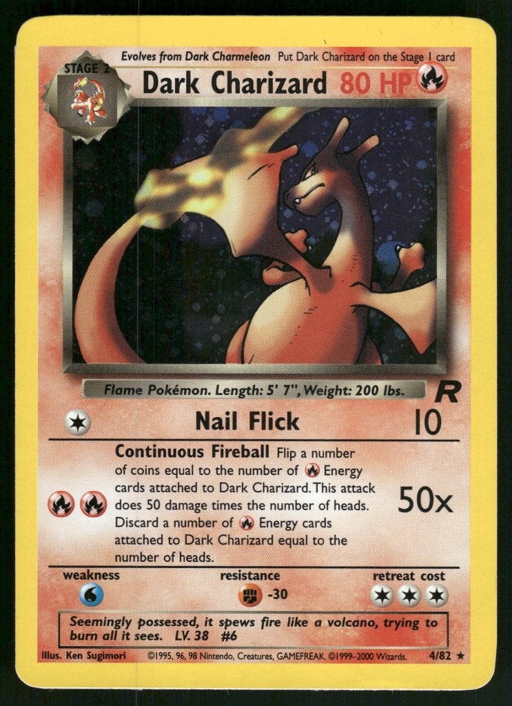 Dark Charizard 4/82 - Team Rocket (NM), Verzenden, Gebruikt