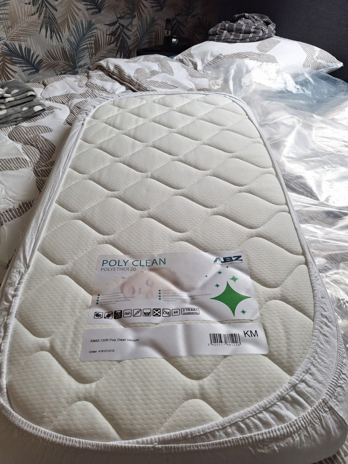 Kinderbed matrasje, Kinderen en Baby's, Kinderkamer | Bedden, Ophalen, Zo goed als nieuw, Minder dan 140 cm, Matras