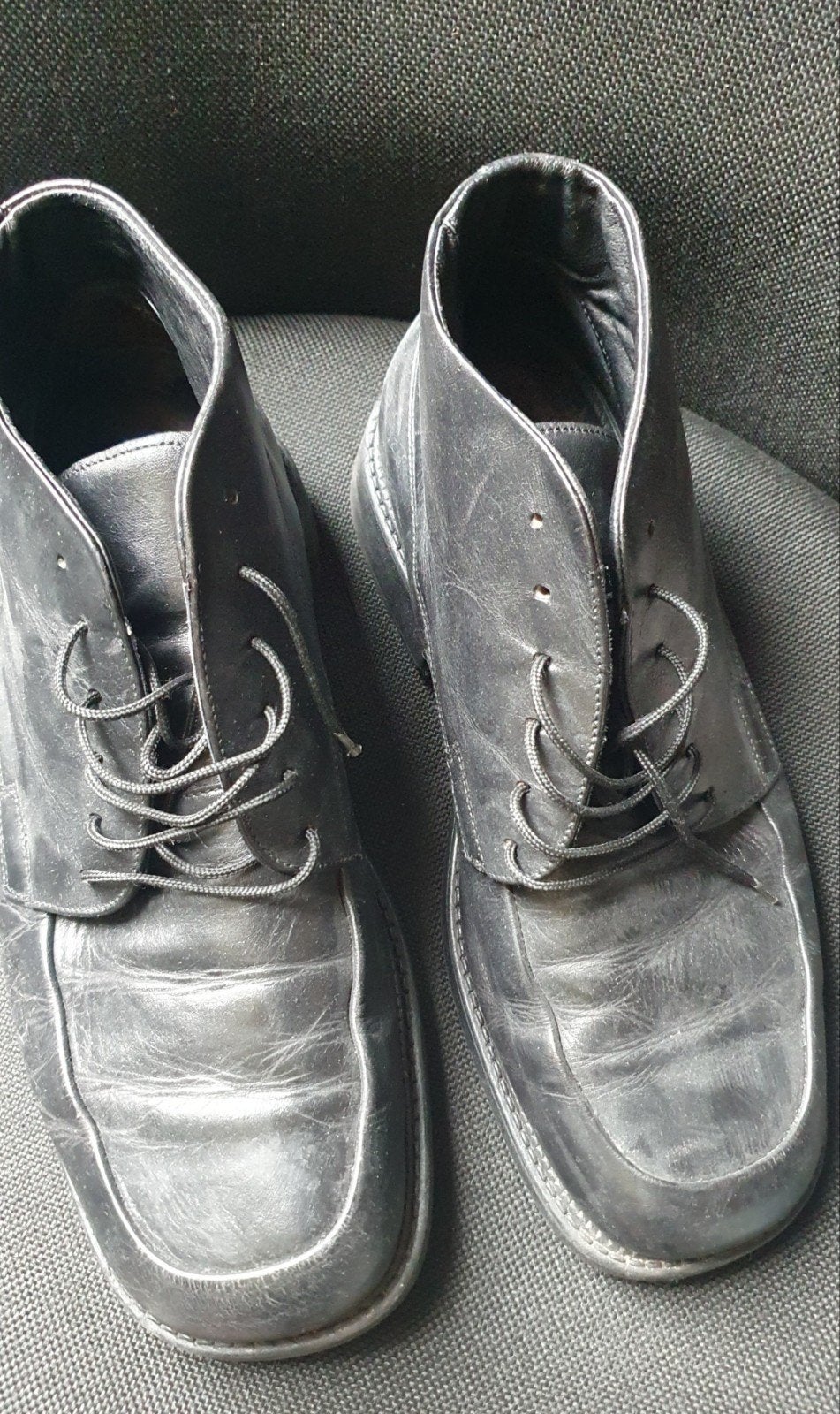 MonFlex leren boots, Ophalen, Zwart, Boots, Monflex