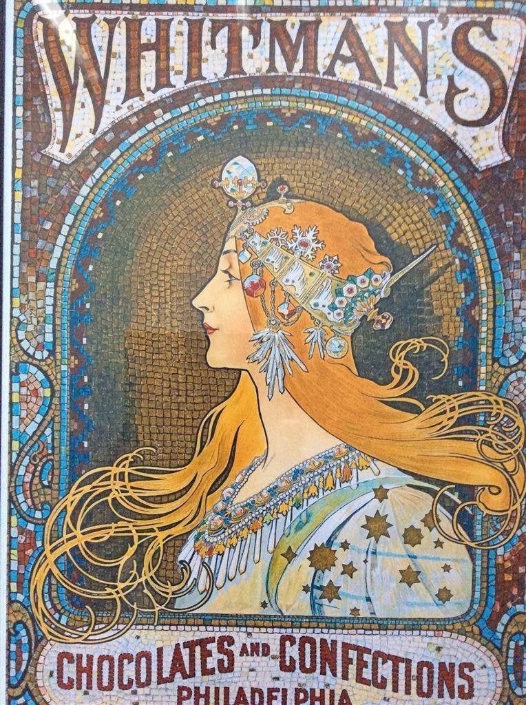 ALPHONSE MUCHA ZODIAC Jugendstil Poster in Lijst, Verzenden