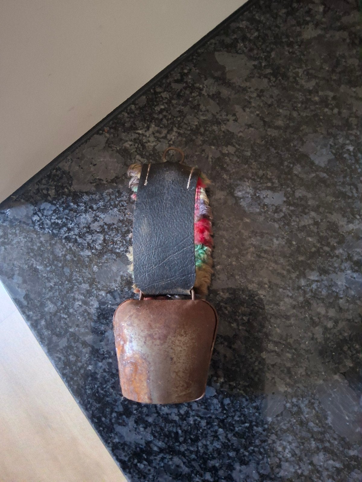 Vintage Koebel met Leren Band en Bont, Ophalen of Verzenden