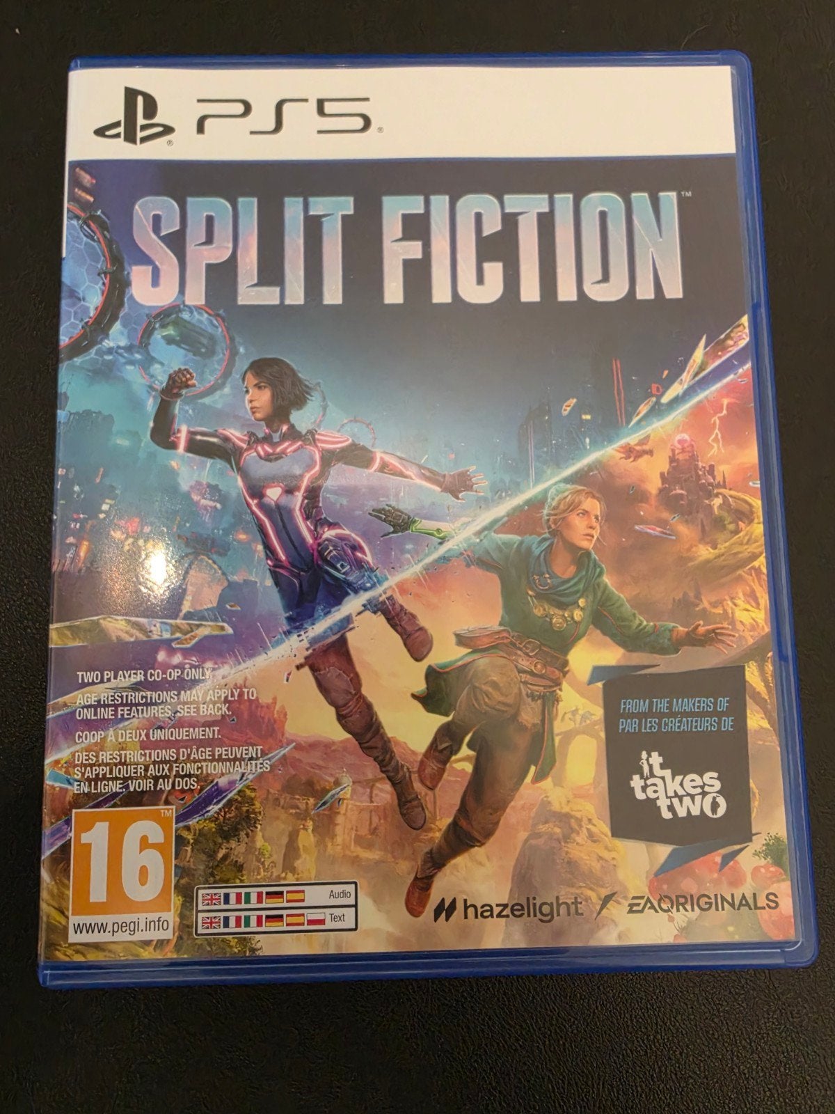 Split Fiction PS5 - Zo goed als nieuw, Ophalen, 2 spelers, Zo goed als nieuw, Eén computer