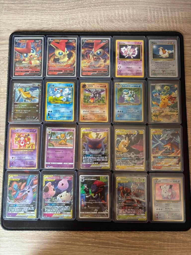 Pokémon collectie + binder, case, sleeves & toploaders