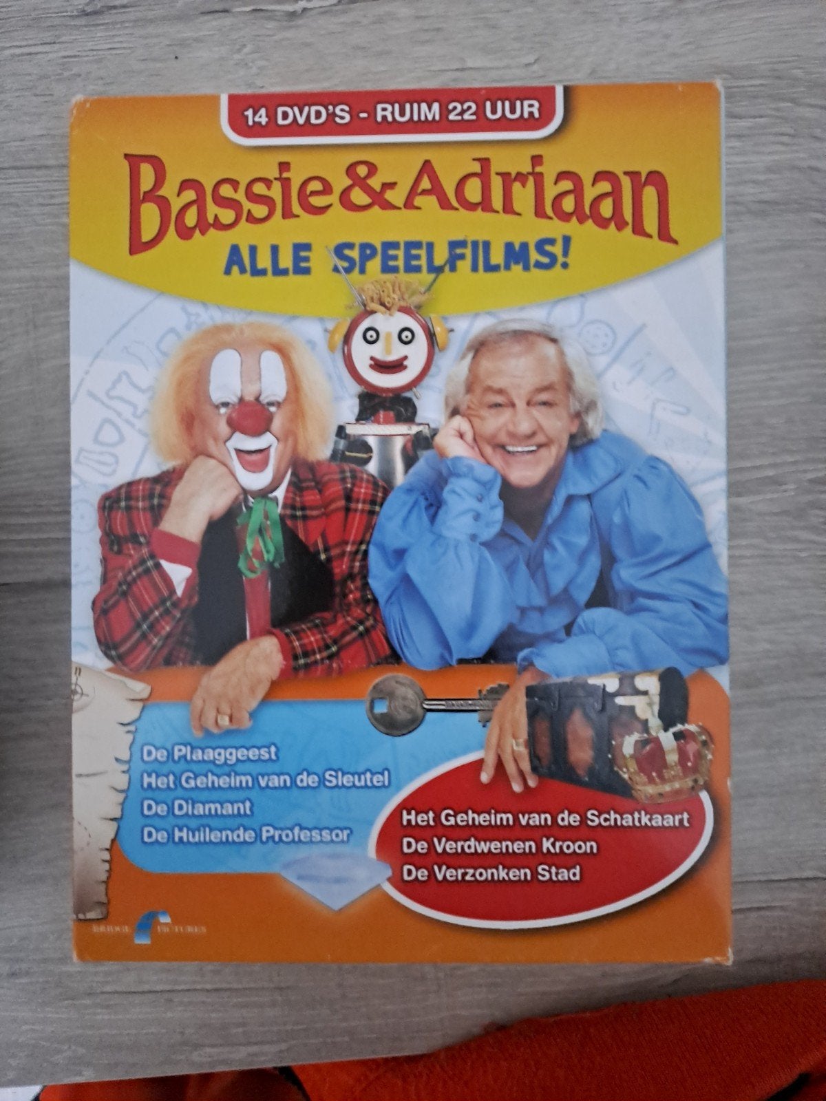Bassie en Adriaan - alle speelfilms (dvd), Cd's en Dvd's, Alle leeftijden, Ophalen of Verzenden, Zo goed als nieuw