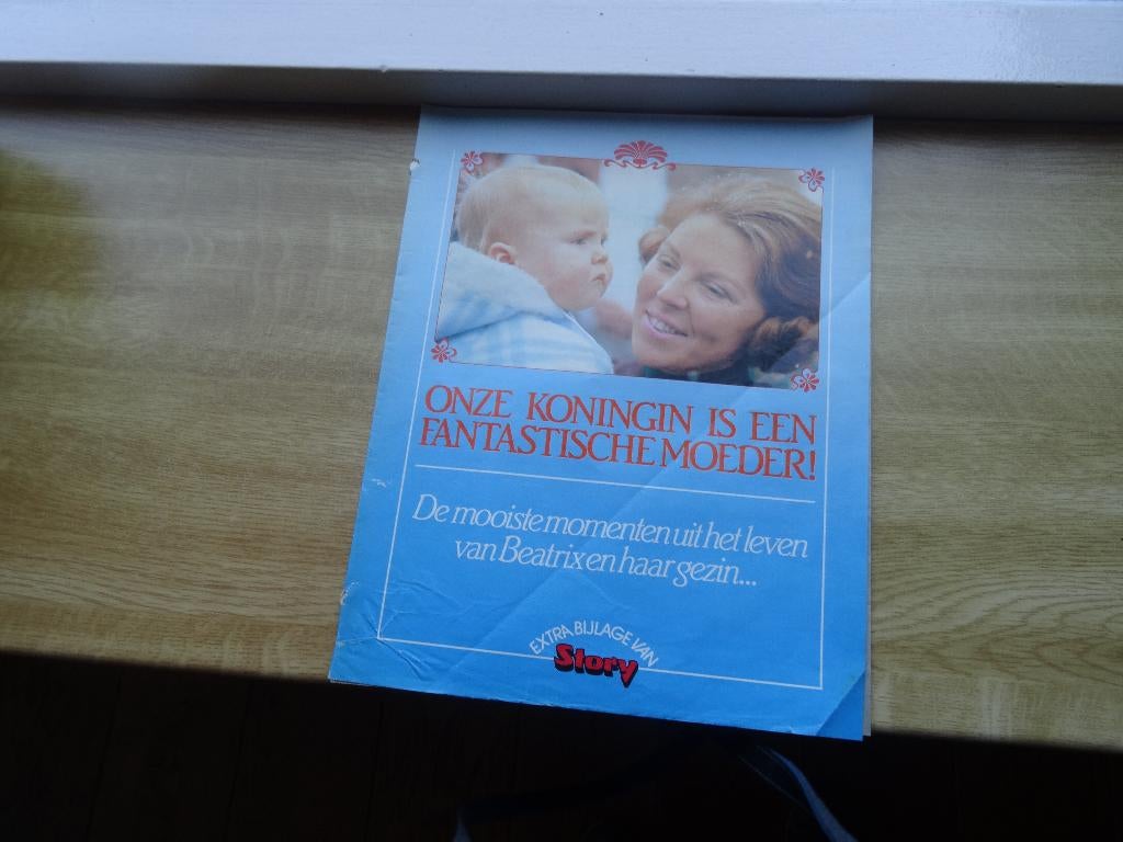 Onze koningin is een fantastische moeder extra bijlage Story, Ophalen of Verzenden, Gebruikt, Nederland, Tijdschrift of Boek