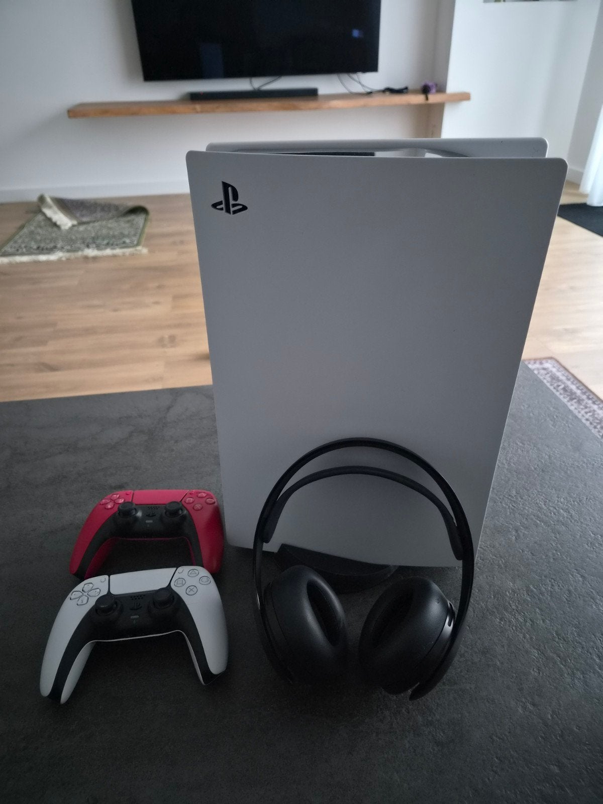 PlayStation 5 Disc Edition met 2 controllers en 2 headsets, Ophalen of Verzenden, Zo goed als nieuw