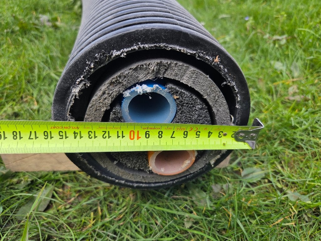 Terrendis grondleiding voor warmtepomp 4 meter, Ophalen, Minder dan 30 cm, Overige typen, Nieuw