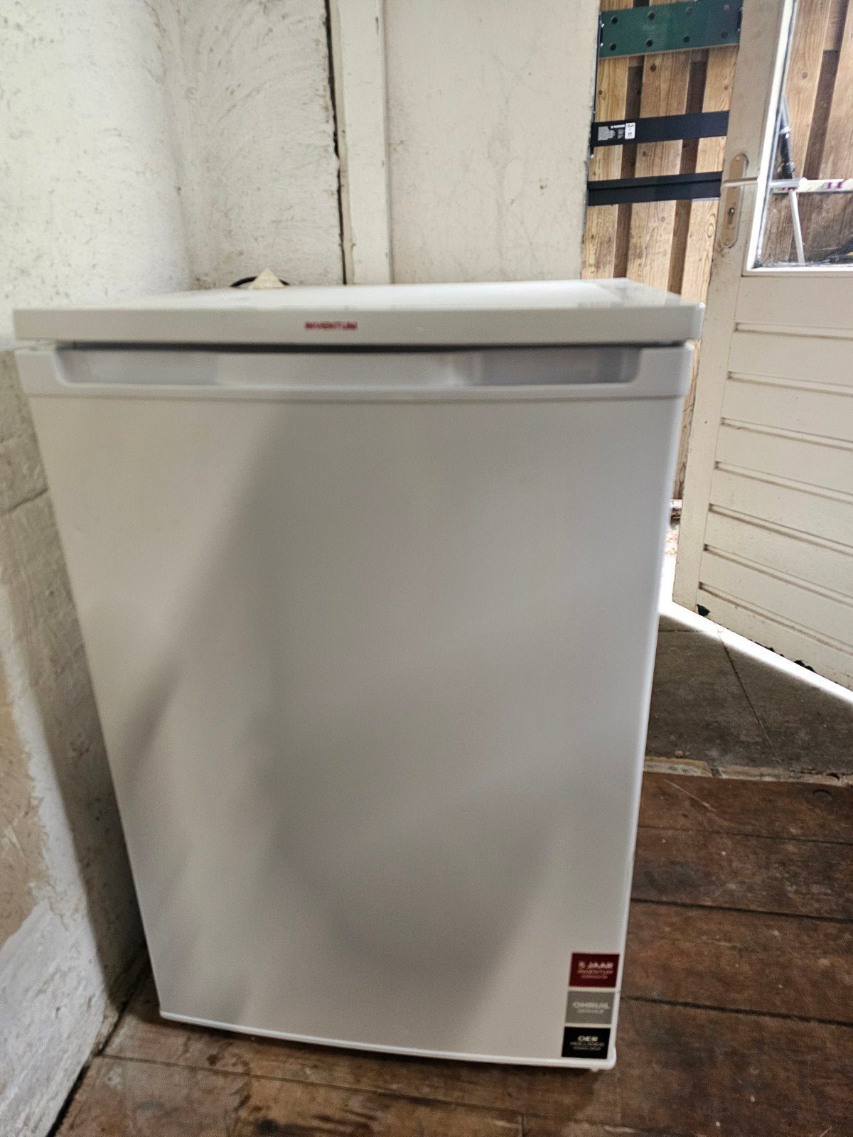 Inventum VR550 Vrijstaande Vrieskast - 88 Liter, Gebruikt, Minder dan 60 cm, Vrijstaand, Ophalen