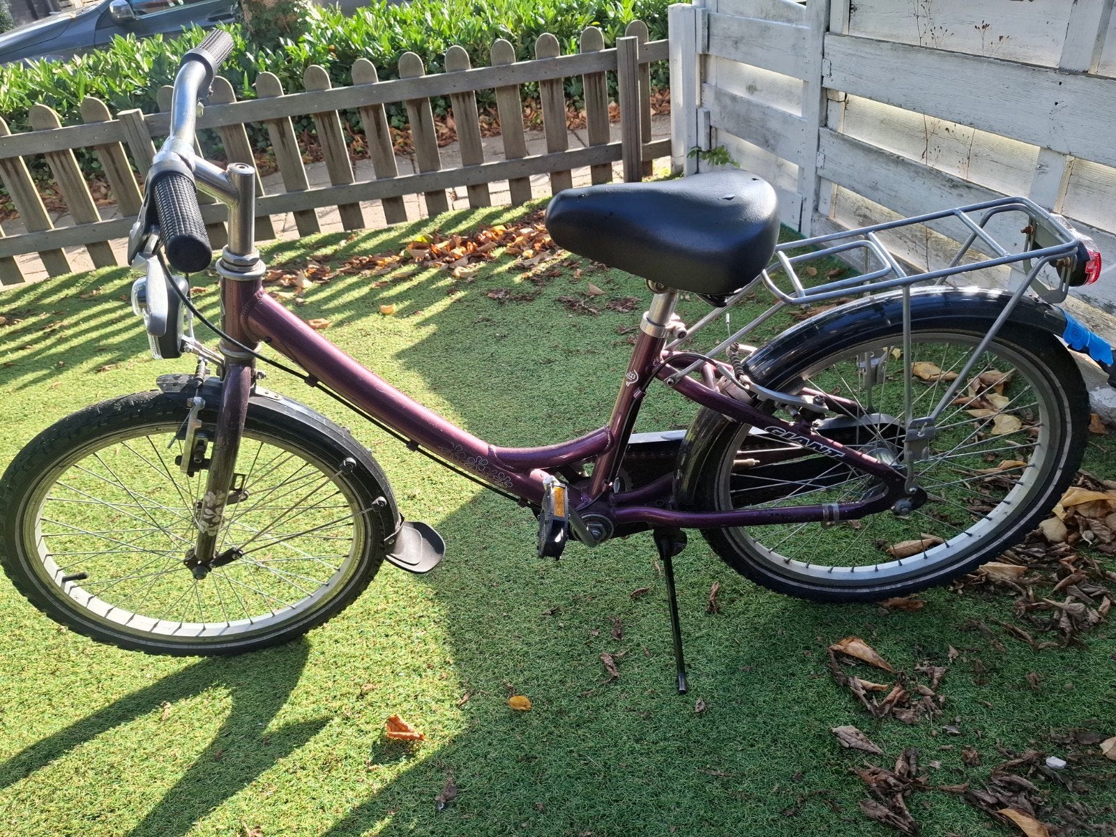 Leuke paarse meisjes fiets 20 inch, Ophalen, Gebruikt, 20 inch of meer