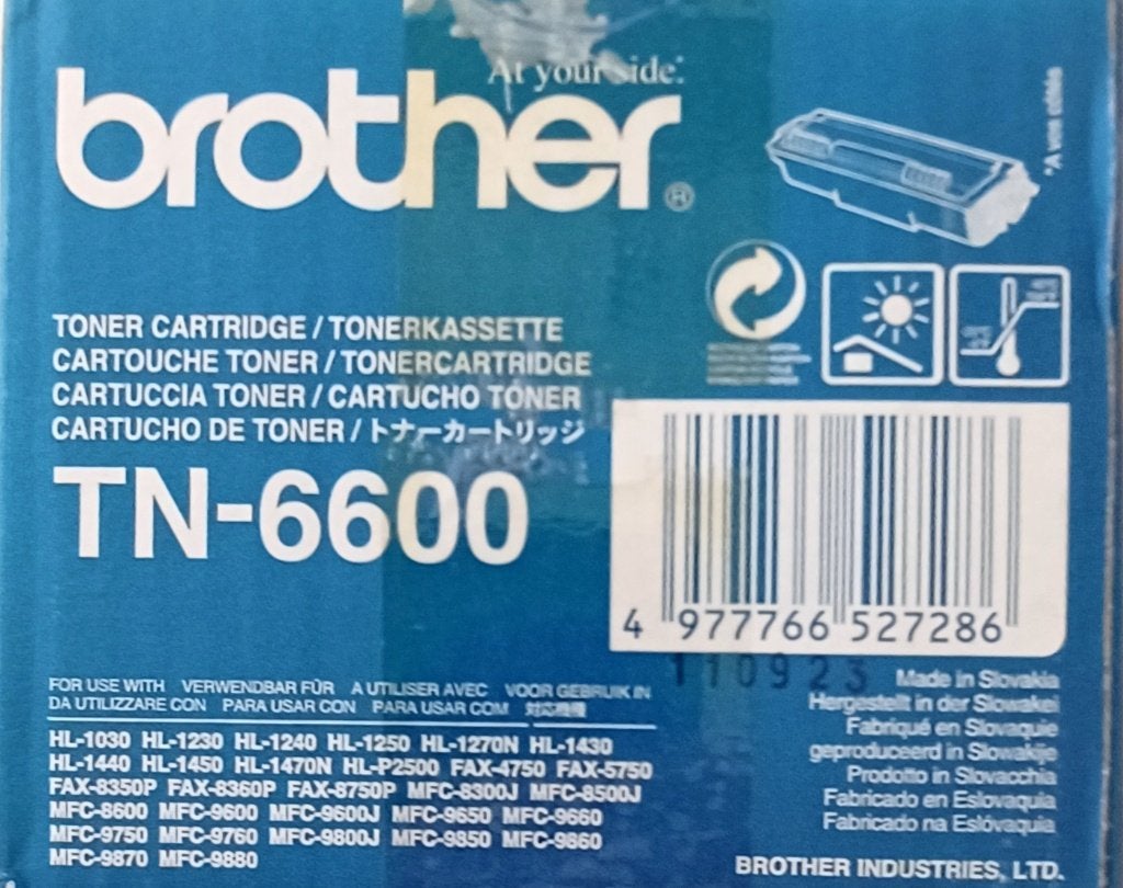 Brother TN-6600 Toner Cartridge - Nieuw in doos, Ophalen of Verzenden, Nieuw, Toner, Brother